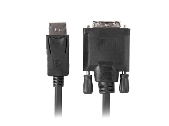 Câble DisplayPort v1.2 DVI-D (24+1) 1,8 m noir CA-DPDV-10CU-0018-BK