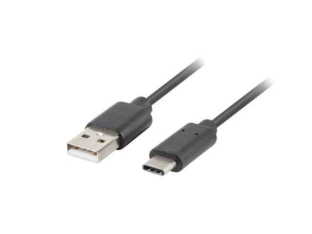 Câble Lanberg CA-USBO-20CU-0010-BK USB 2.0 USB A USB C 1 m Noir