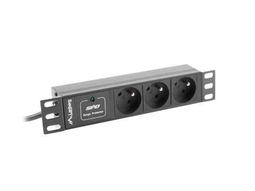Listwa zasilająca Rack PDU 10 cali 1U 3x 230V PL 2m 10A czarna C14