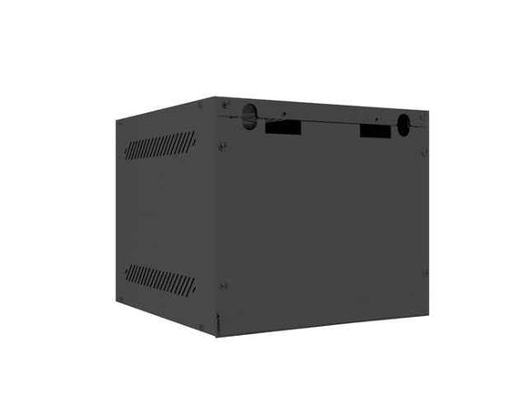 Lanberg | Rack cabinet 10" wall-mount 4U/280x310 (flat pack) with glass door | WF10-2304-10B | Black