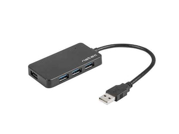 NATEC Hub USB 3.0 Moth (4 ports, black)