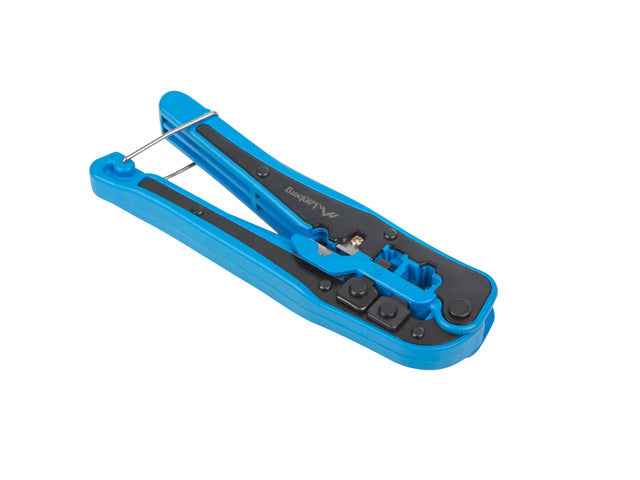 Pince à sertir Lanberg NT-0202 Outil de sertissage Noir, Bleu