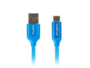 Lanberg CA-USBO-22CU-0010-BL USB cable 1 m USB 2.0 USB C USB A Blue