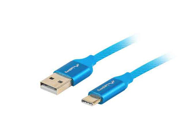 Lanberg CA-USBO-22CU-0010-BL USB cable 1 m USB 2.0 USB C USB A Blue