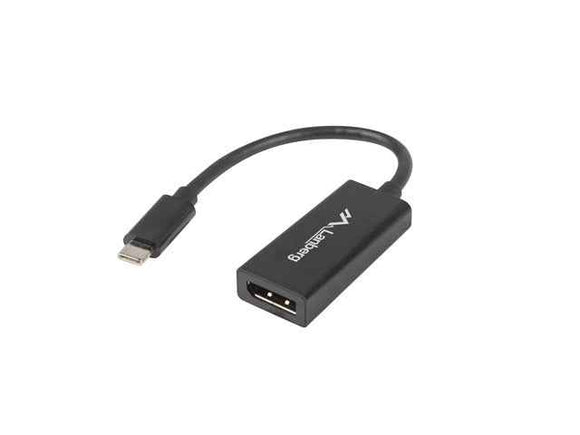 Adaptateur USB CM - DisplayPort F 15 cm Noir