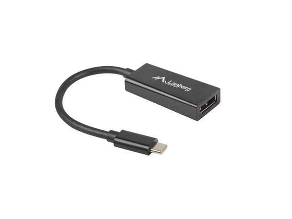 Adaptateur USB CM - DisplayPort F 15 cm Noir