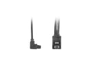 Lanberg SATA Data III (6GB/s) Cable 50CM Angled Metal Clips | CA-SASA-13CU-0050-BK-3