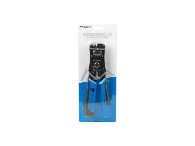 Pince à sertir Lanberg NT-0203 Outil de sertissage Noir, Bleu