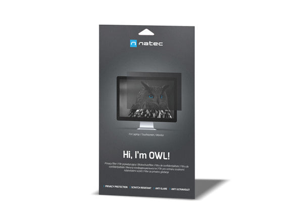 Filtre de confidentialité pour écran NATEC Owl sans cadre 60,5 cm (23,8")