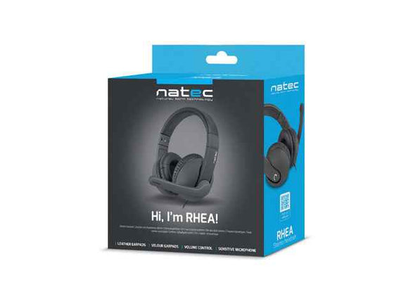 Casque Natec Genesis Rhea avec bandeau noir
