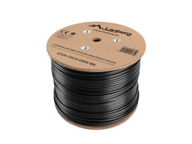 Lanberg LCU6-21CU-0305-BK networking cable Black 305 m Cat6 U/UTP (UTP) outdoor - 0