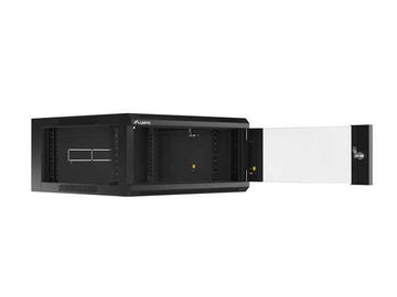 Lanberg | Rack cabinet 19" wall-mounted 4U 600 fast assembly (flat pack) | WFFA-5604-10B | Black
