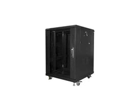 Lanberg | Rack cabinet 19" free-standing 15U/600x600 (flat pack) | FF01-6615-12B | Black