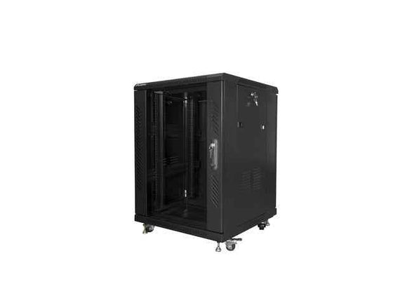Lanberg | Rack cabinet 19" free-standing 15U/600x600 (flat pack) | FF01-6615-12B | Black