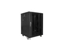Lanberg | Rack cabinet 19" free-standing 15U/600x600 (flat pack) | FF01-6615-12B | Black