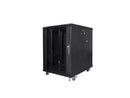 Lanberg | Rack cabinet 19" free-standing 15U/600x800 (flat pack) | FF01-6815-12B | Black-1