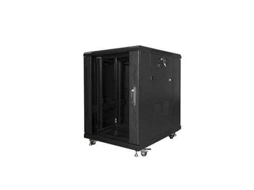 Lanberg | Rack cabinet 19" free-standing 15U/600x800 (flat pack) | FF01-6815-12B | Black