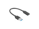 Adaptateur USB TYPE-C(F) AM 3.1 15 cm
