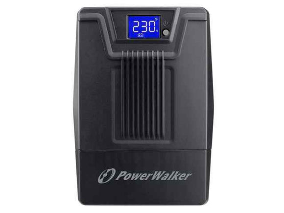 Zasilacz awaryjny UPS POWERWALKER LINE-INTERACTIVE 800VA SCL 2X PL 230V, RJ11/45 IN/OUT, USB, LCD