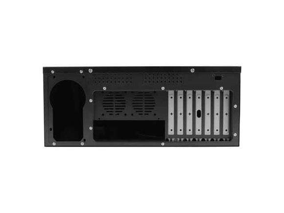 Lanberg Rackmount server chassis lanberg ATX 350/10 19"/4U | Black