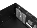 Lanberg Rackmount server chassis lanberg ATX 350/10 19"/4U | Black