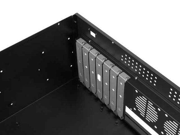 Lanberg Rackmount server chassis lanberg ATX 350/10 19"/4U | Black