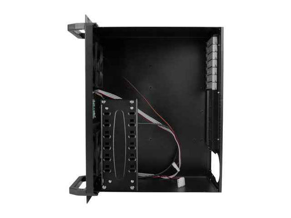 Lanberg Rackmount server chassis lanberg ATX 350/10 19"/4U | Black