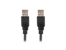 Lanberg CA-USBA-20CU-0018-BK USB cable 1.8m 2.0 USB A Black-1