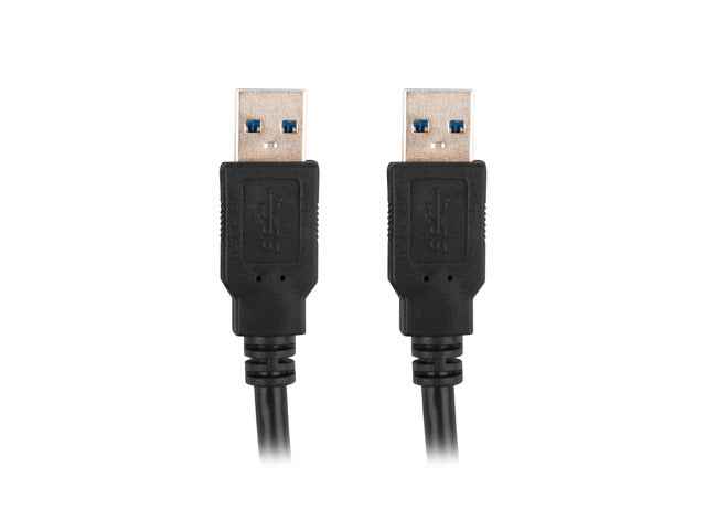 Lanberg CA-USBA-30CU-0010-BK USB cable 1m 3.0 USB A Black