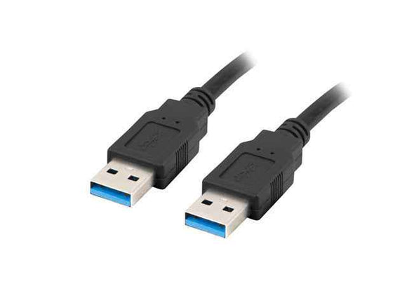 Cablu USB-A M/M 3.0 1,8 m negru