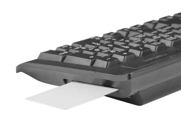 Natec MORAY Keyboard with Smart ID Card Reader