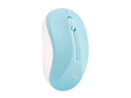 Souris sans fil natec toucan bleu et blanc 1600 dpi