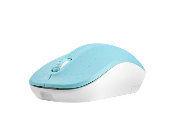 Souris sans fil natec toucan bleu et blanc 1600 dpi