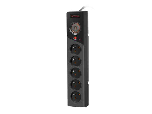 Multiprise Z5 5 m 5 x 230 V 10 A Z5/50/CZ noir