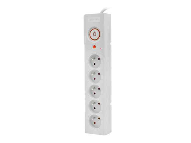 Listwa zasilająca Z5 1.5M 5x230V 10A Z5/15/SZ szara