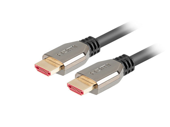 Lanberg CA-HDMI-30CU-0010-BK cable HDMI 1m HDMI Typu A (Standard) 8K  60Hz