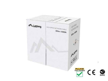 Câble LAN LANBERG UTP cat.5e 305 m vert