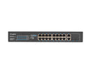 Lanberg Switch rack 19" POE+ 16x 100MB /2X COMBO GIGABIT ETHERNET 250W-12