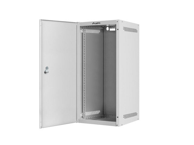 LANBERG 10" WALL-MOUNTED RACK CABINET 12U (280X310, gray)