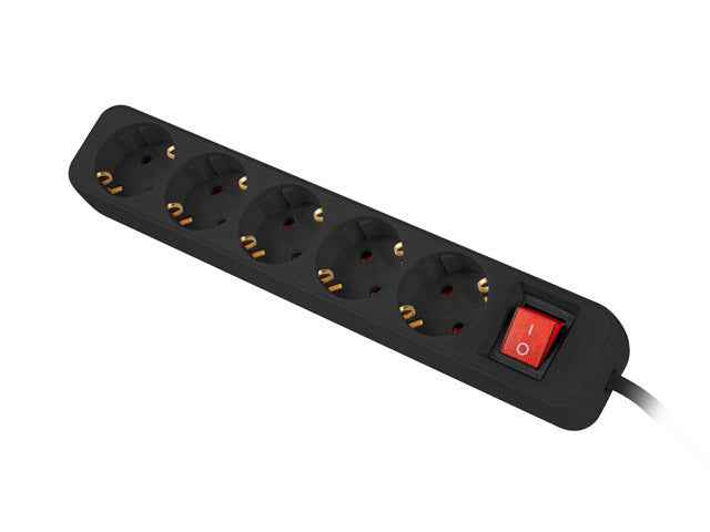 Rallonge 3 m 5 x 230 cm PS1-05F-0300-BK