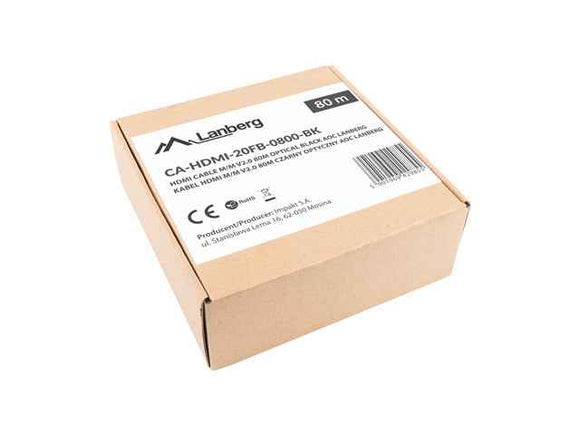 LANBERG HDMI M/M cable 80m optical AOC