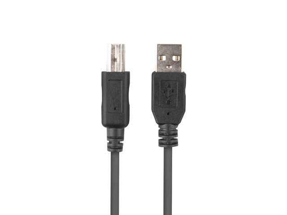 Lanberg CA-USBA-15CU-0010-BK kabel USB 1m 2.0 USB A->USB-B Black