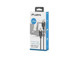 Lanberg CA-USBA-15CU-0010-BK kabel USB 1m 2.0 USB A->USB-B Black
