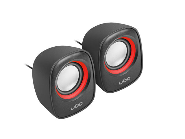 Enceintes 2.0 tamu s100 rouge