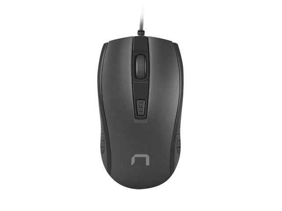 Natec Optical Mouse HOOPOE 2 1600 DPI, USB, Black