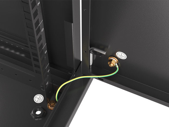Lanberg WF01-6406-00B rack cabinet 6U Wall mounted rack Black