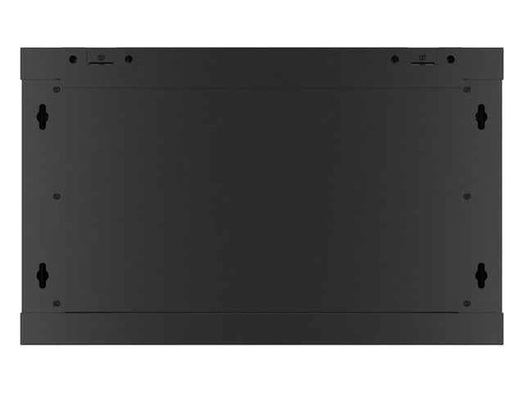 Lanberg | Rack cabinet 19" wall-mount 6U/600x450 for self-assembly with metal door (flat pack) | WF01-6406-00B | Black