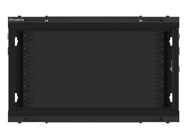 Lanberg WF01-6406-00B rack cabinet 6U Wall mounted rack Black