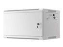 Lanberg | Rack cabinet 19" wall-mount 6U/600x450 for self-assembly with metal door (flat pack) | WF01-6406-00S | Grey