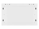 Lanberg | Rack cabinet 19" wall-mount 6U/600x450 for self-assembly with metal door (flat pack) | WF01-6406-00S | Grey